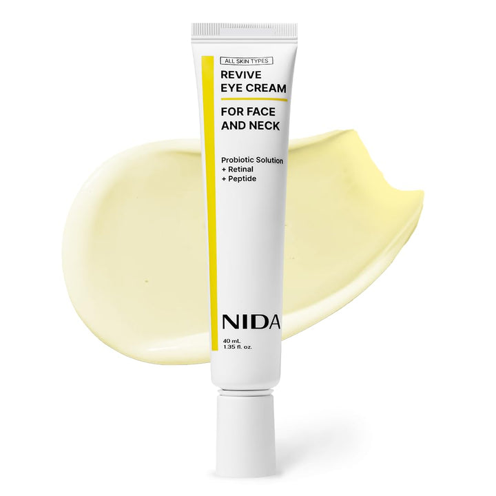 NIDA - Contorno de Ojos y Cuello Retinal y Péptidos Antiedad - Revive Eye Cream for Face and Neck 40ml