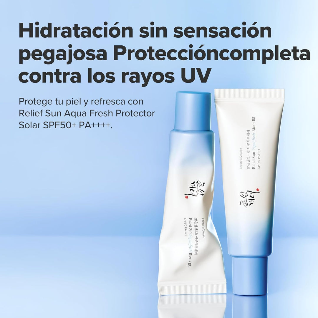 Beauty of Joseon - Protector Solar Ligero - Relief Sun Aqua-Fresh Rice + B5 50ml SPF50+ PA++++ -