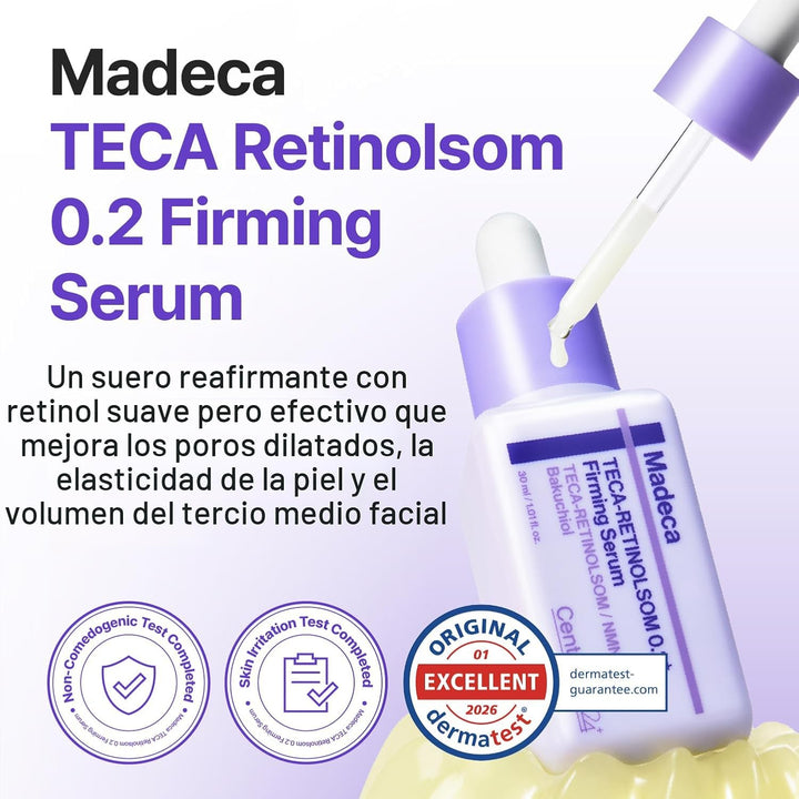 Centellian24 - Serum Complejo de 5 Retinoides-  Madeca TECA Retinolsom 0.2+ Firming Serum 30ml