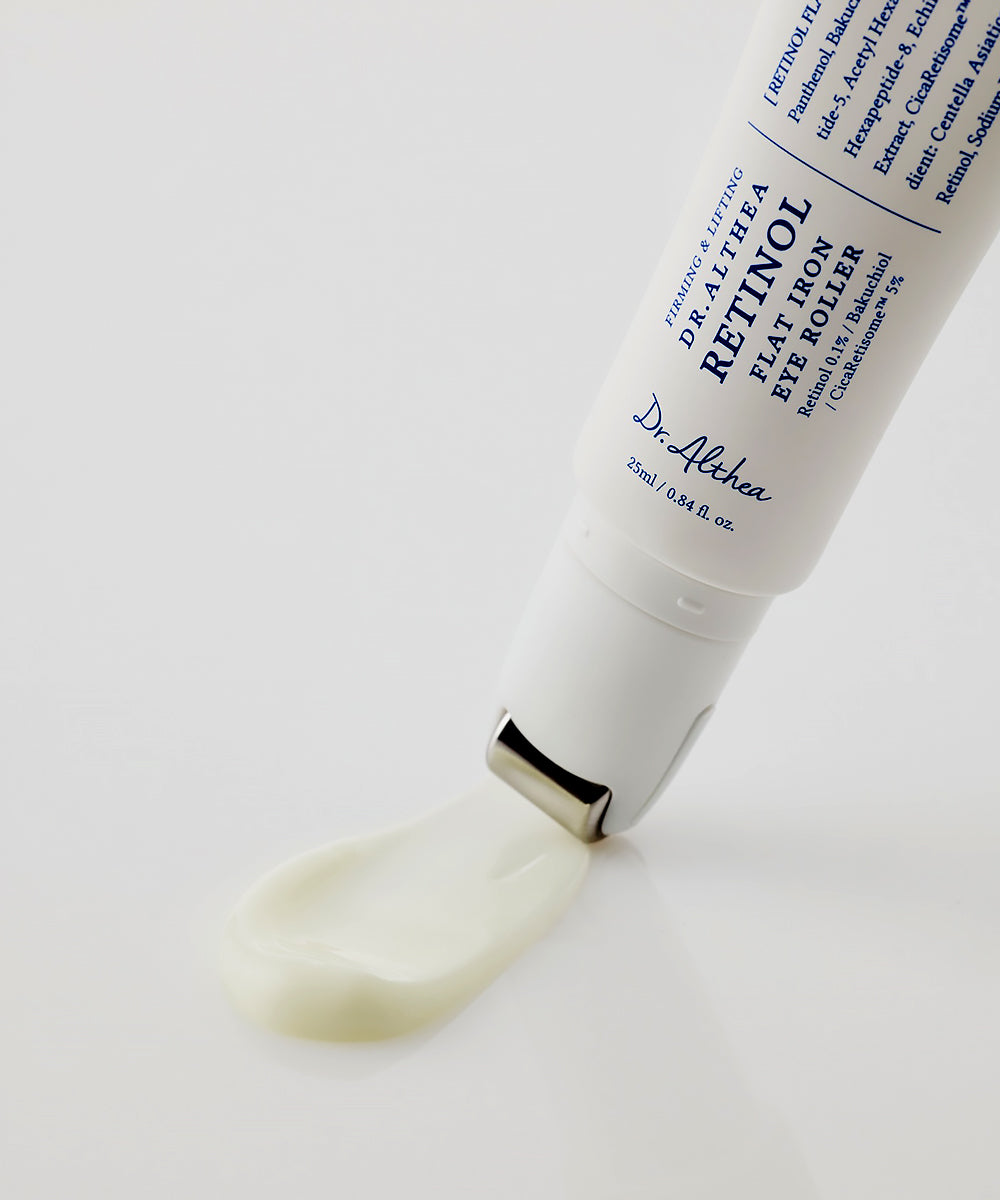 Dr. Althea - Retinol Flat Iron Eye Roller 25ml - Roller con Retinol, Bakuchiol y PDRN GUA SHA