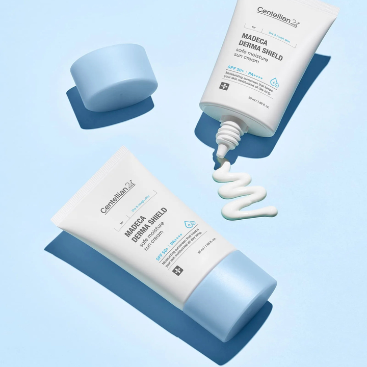 Centellian24 - Bloqueador solar Madeca Derma Shield Safe Moisture Sun Cream 50ml SPF50+ PA++++