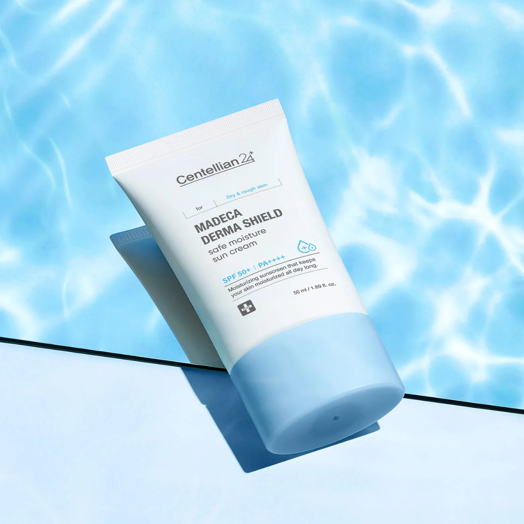 Centellian24 - Bloqueador solar Madeca Derma Shield Safe Moisture Sun Cream 50ml SPF50+ PA++++