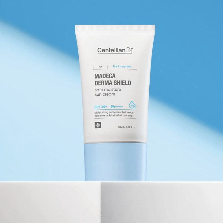 Centellian24 - Bloqueador solar Madeca Derma Shield Safe Moisture Sun Cream 50ml SPF50+ PA++++