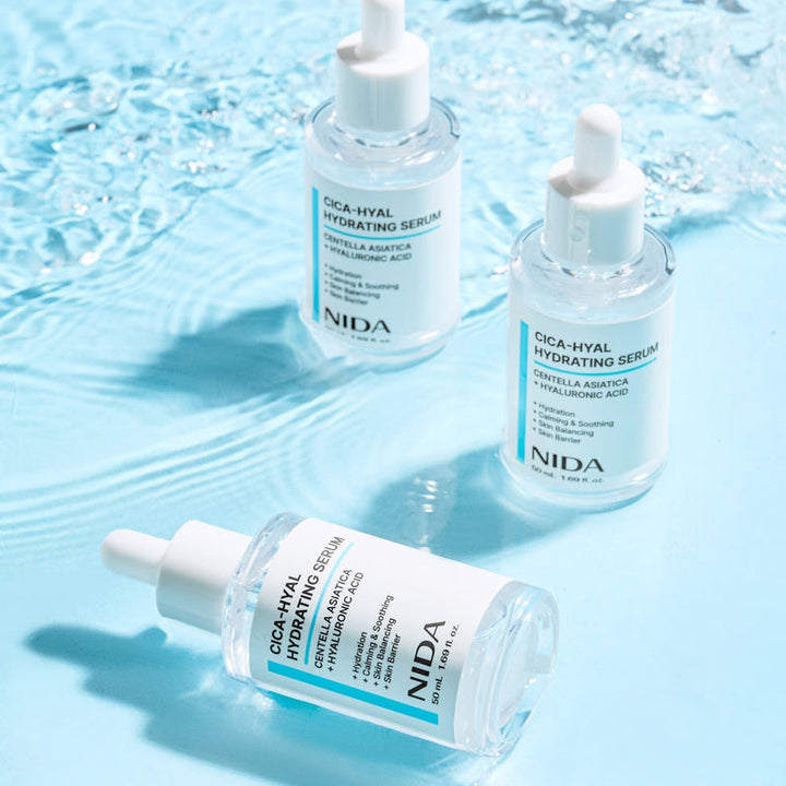 NIDA Cica-Hyal Hydrating Serum 50ml - Centella e Hidratación Calmante