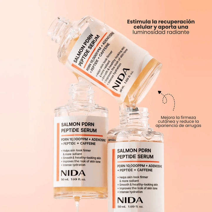 NIDA - Salmon PDRN Peptide Serum 50ml - Firmeza y Luminosidad con Complejo de Péptidos