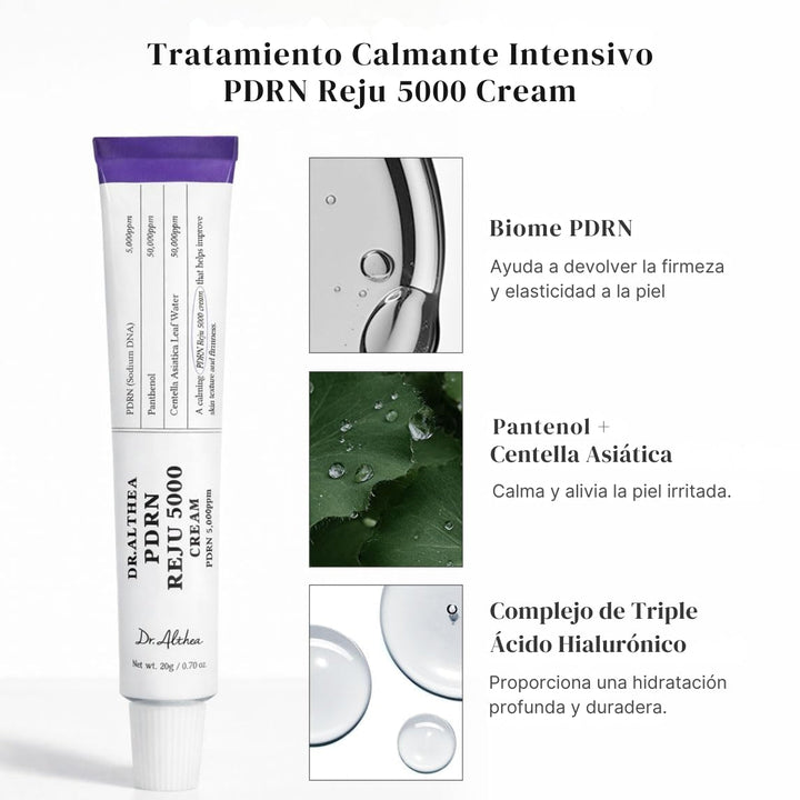 Dr. Althea - PDRN Reju 5000 Cream 20g - PDRN Vegano y Centella Asiática