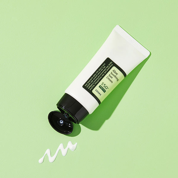 COSRX - Bloqueador Solar Calmante, Aloe Sun Cream SPF50+ 50ml